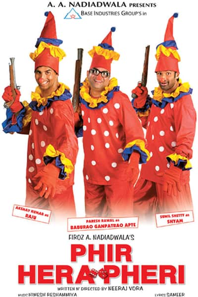 Phir Hera Pheri (2006) Hindi Movie WEB-DL ESub 480p | 720p | 1080p